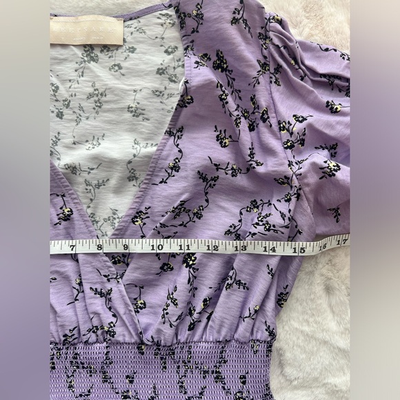 KEEPSAKE The Label Long Sleeve Floral Tiered Mini Dress Size Small (US 4) - Picture 6 of 10